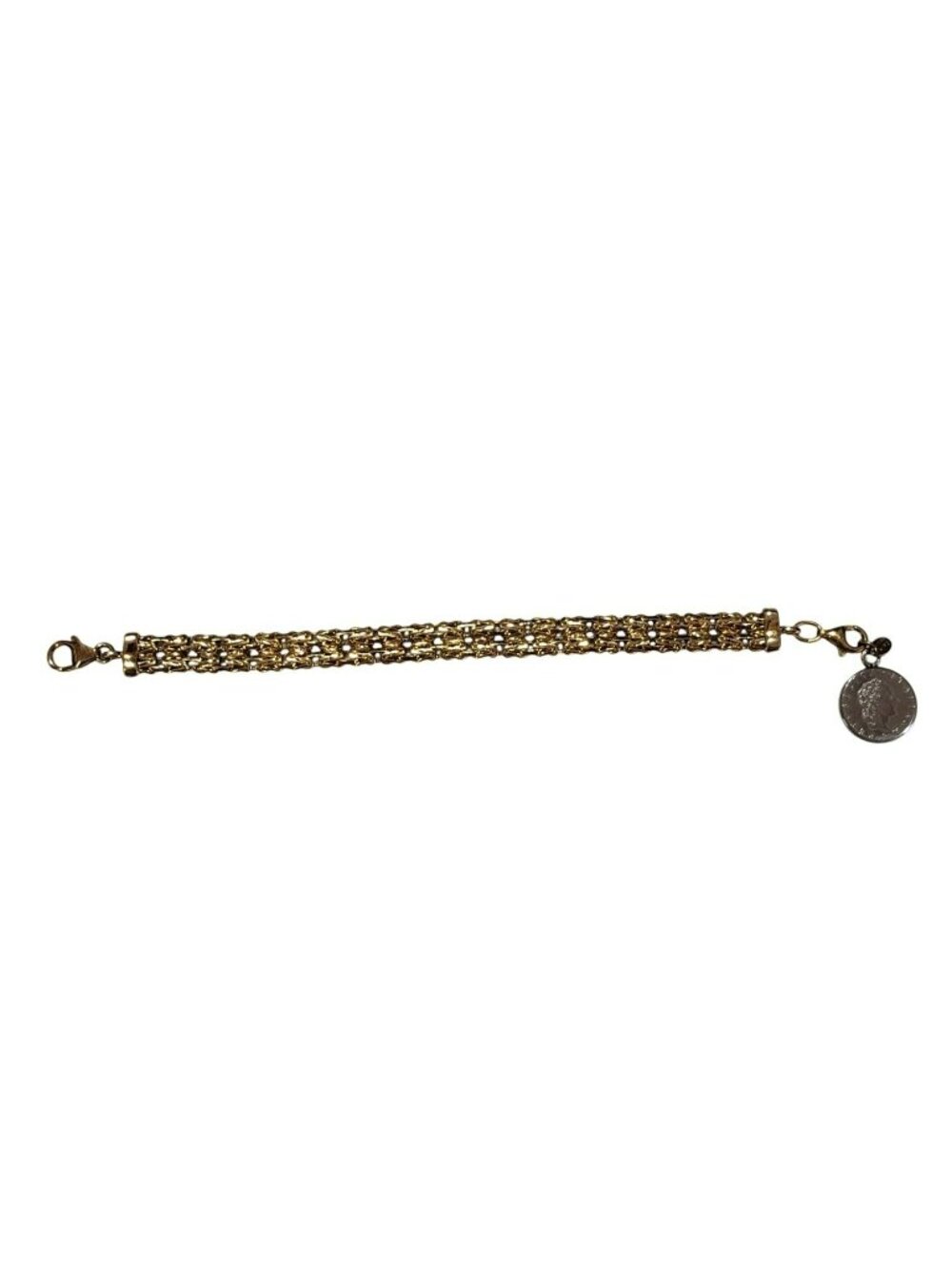 Itaor Made in Italy 925 Bracelet with Silver Coin Charm - Picture 3 of 14